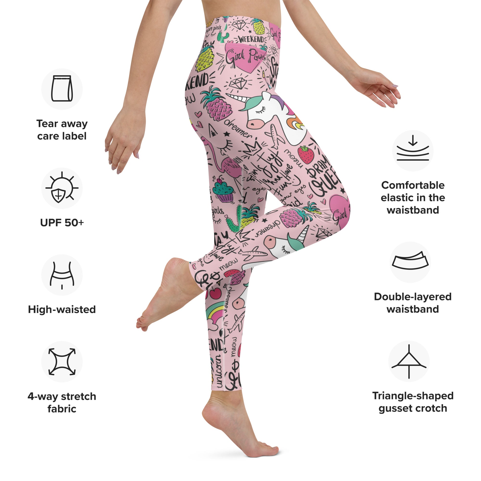 Be Badass Unicorn Leggings